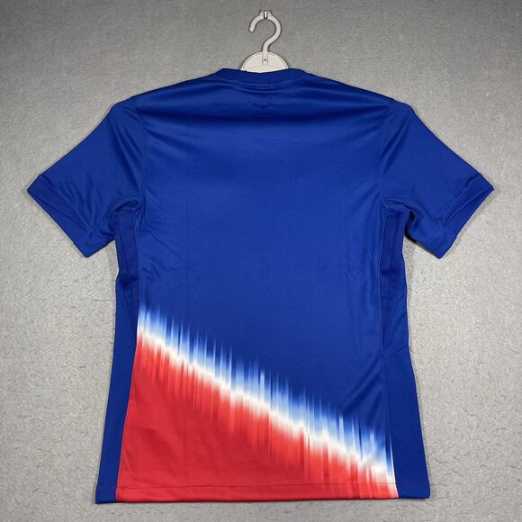 Team USA Soccer Jersey Mens Medium Blue Nike USMNT Match Away Kit 2024 - Picture 9 of 10